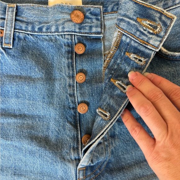 DOEN Enid Classic Blue Jean Shorts Size 25 (runs large) - Picture 3 of 5